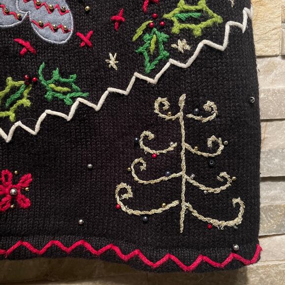 Designers Originals Studio JOY Christmas Sweater | Holiday Cottage Grandma Core - Picture 5 of 7